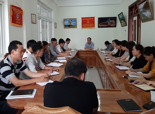 Hội nghị tuyên truyền, quán triệt các văn bản, tài liệu của cấp trên tại Quỹ Bảo vệ và Phát triển rừng tỉnh tháng 11 năm 2018
