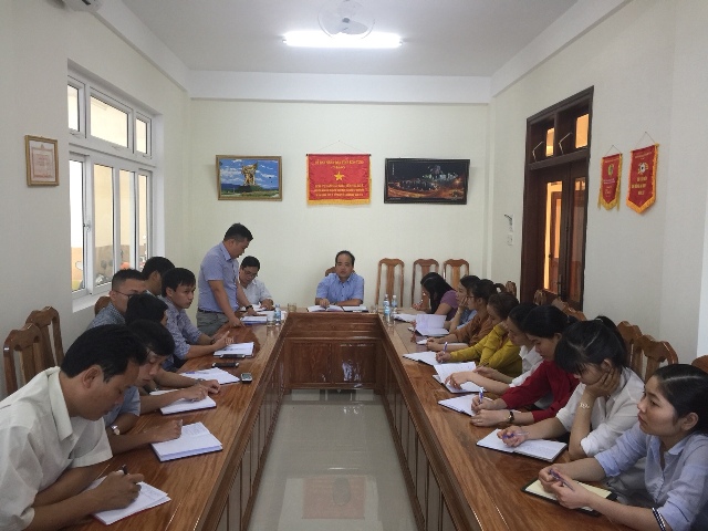 Hội nghị tuyên truyền, quán triệt các văn bản, tài liệu của Đảng tại Quỹ Bảo vệ và Phát triển rừng tỉnh.